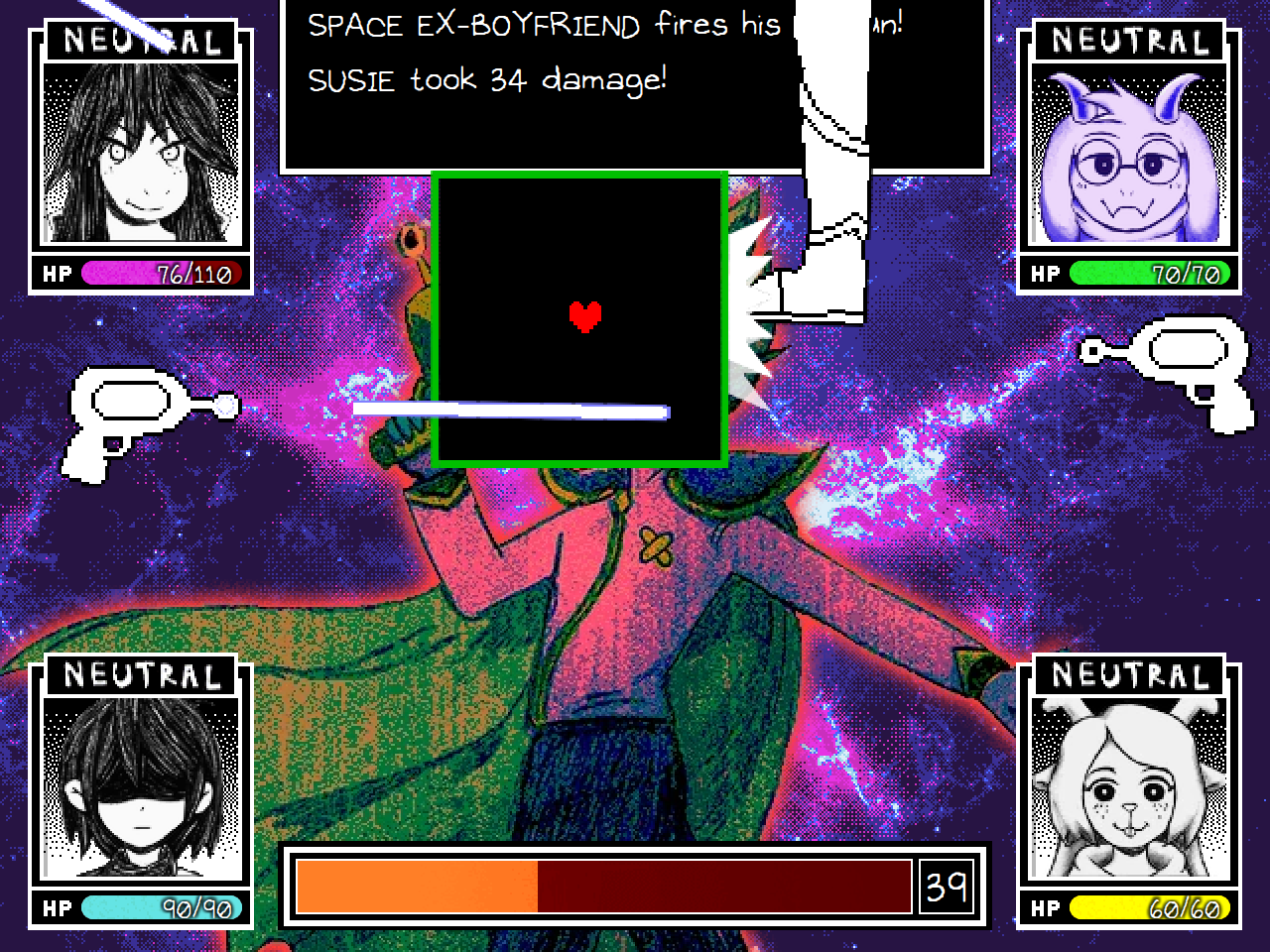 Space ex-boyfriend's fight with the delta gang!